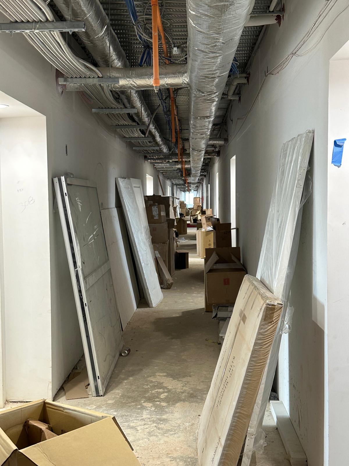 Hotel Floor Hallway Remodel — Example 1