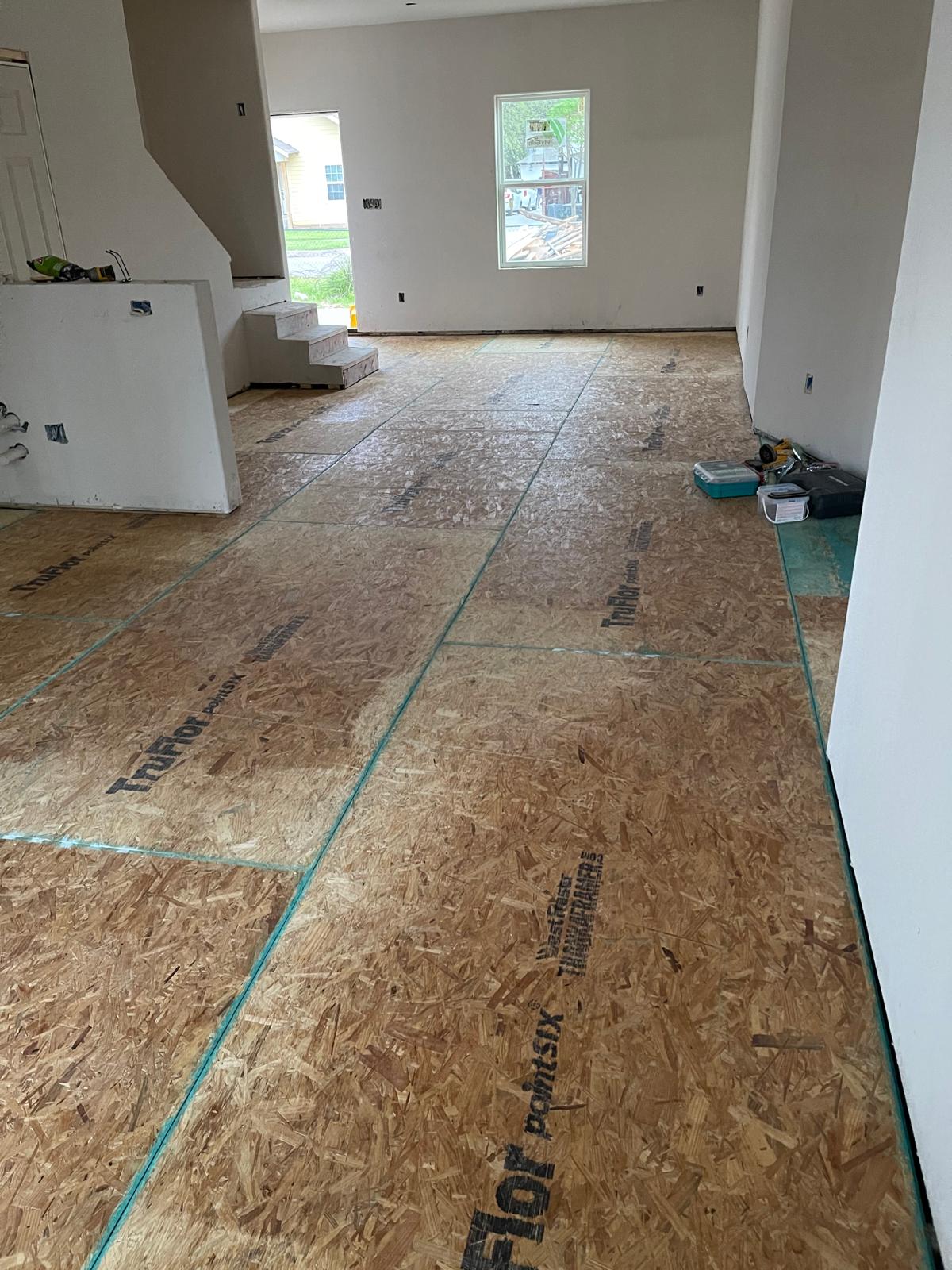 Living Room Flooring Remodel — During