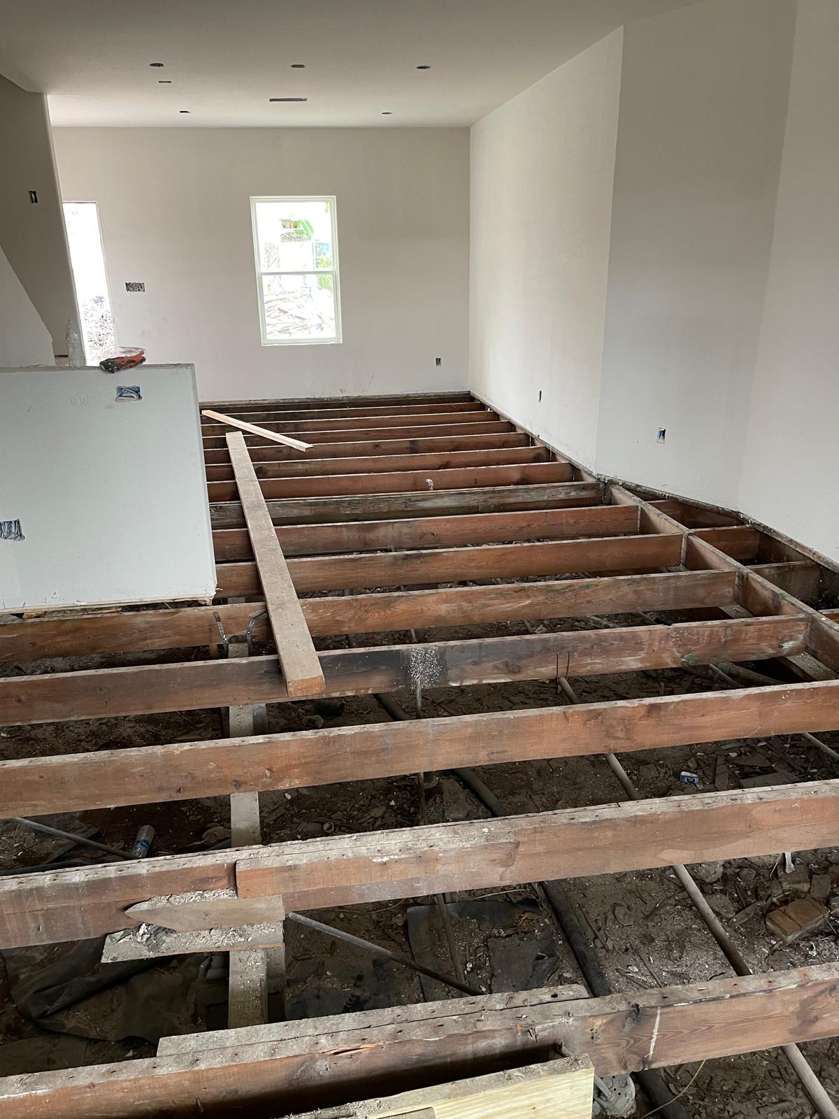 Living Room Flooring Remodel — Before